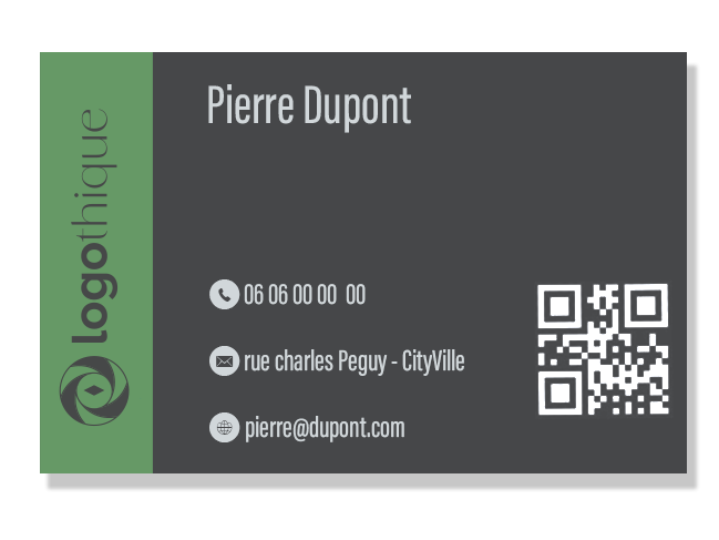 réalisation et impression de réalisation et impression de carte de visite template logothique #5